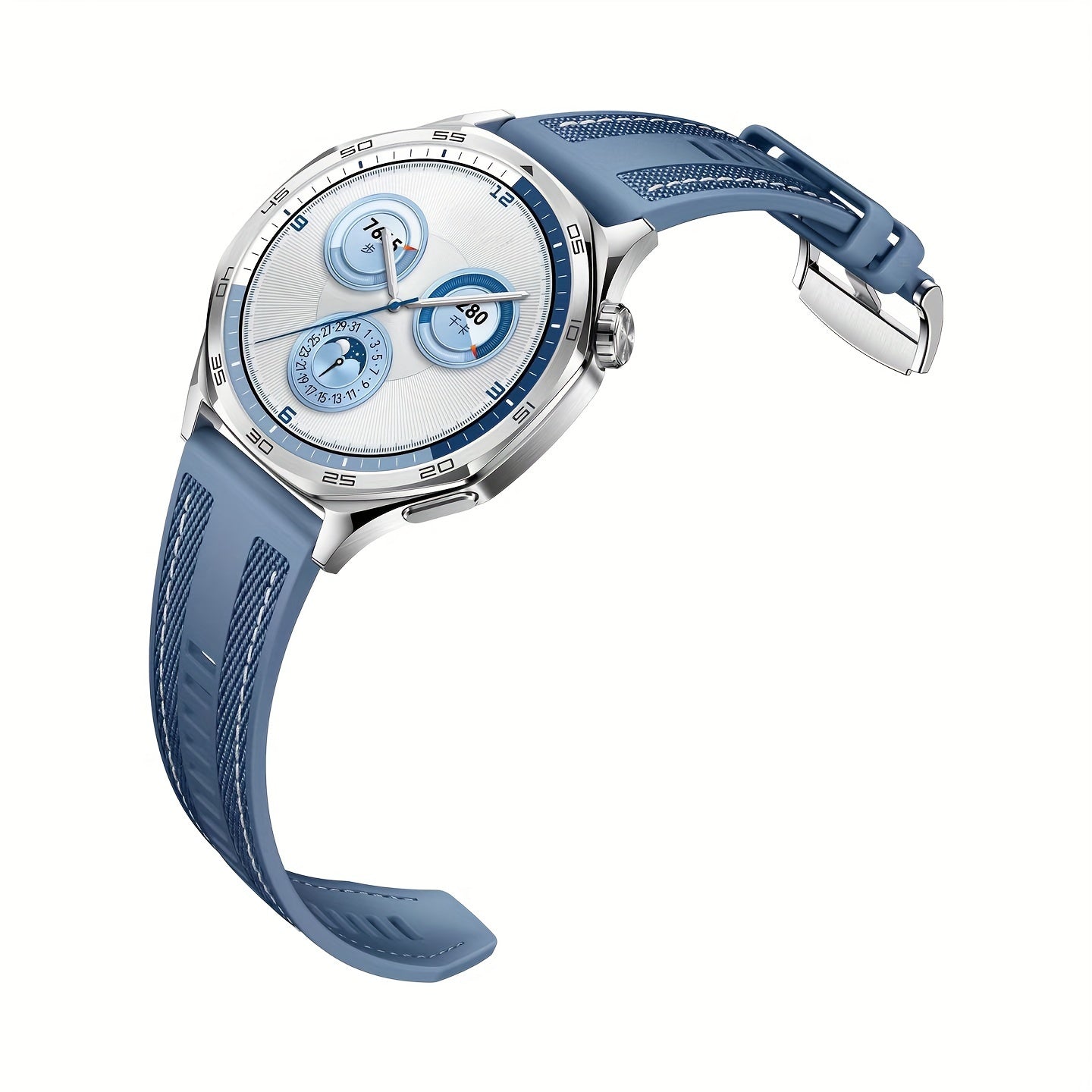 Woven Cloth Watch Band 22mm Quick Release Stainless Steel Buckle for Smartwatches