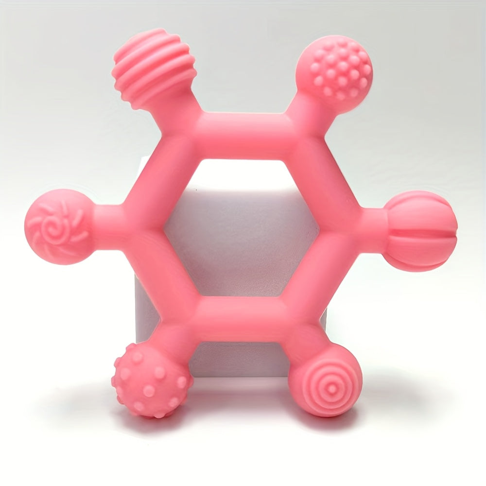 Children's Silicone Teething Toys for Babies 0-18 Months Dishwasher Safe Gift