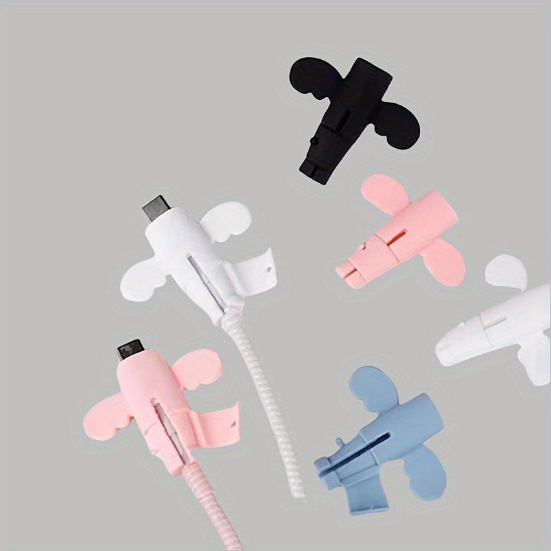 Paquete de 10 protectores de cable de datos USB para teléfonos móviles