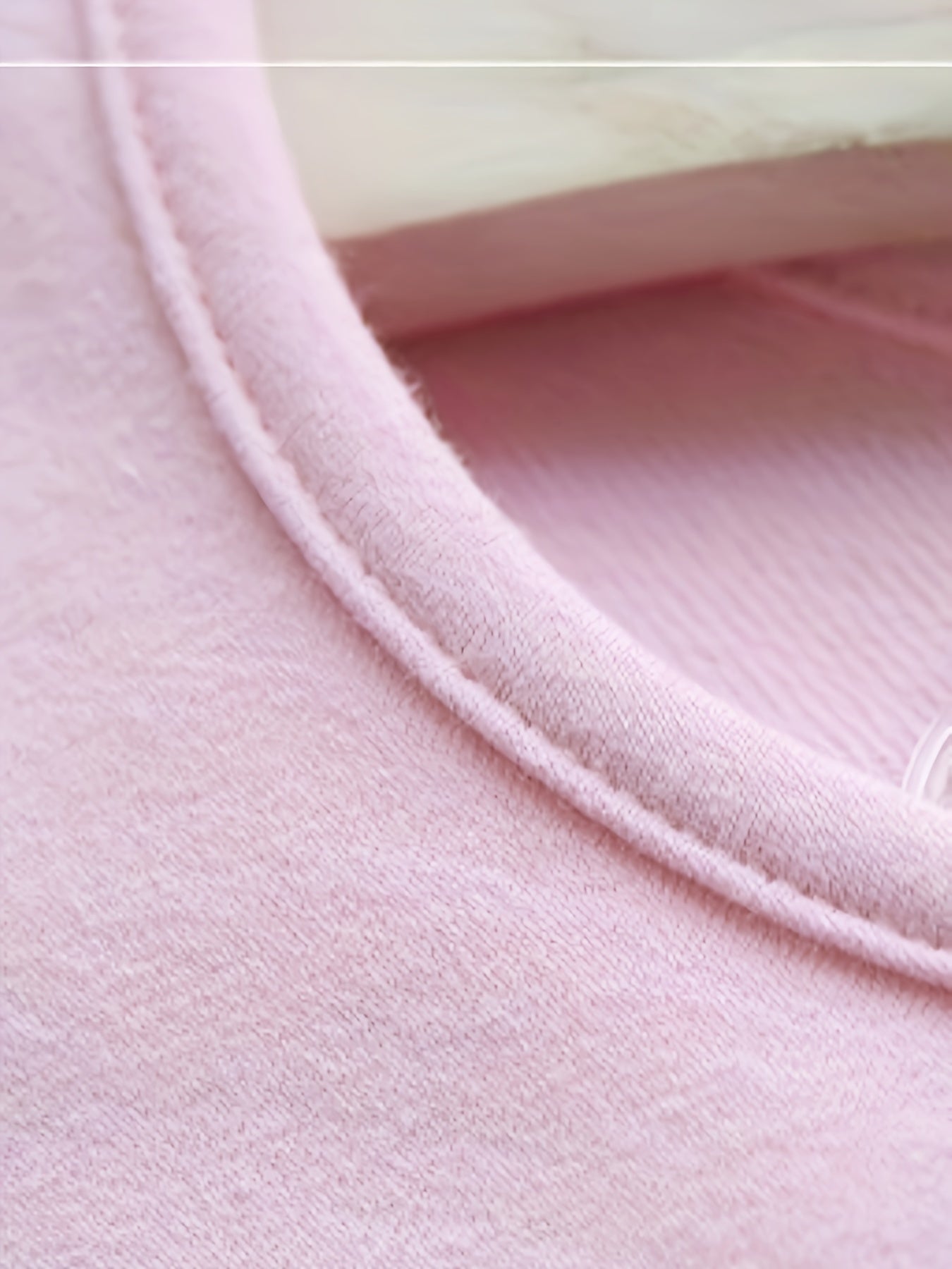 Girls' Long Sleeve Cotton Dress with Rabbit Embroidery Pink Princess Skirt Checkered Pattern Lace Trim for Girls