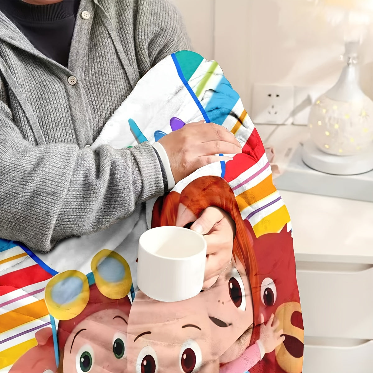 1 dona, Qulay to'shak, Qizimga shaxsiy xabar, Tug'ilgan kun sovg'alari, Juda yumshoq mikrofiber flanel to'shagi, Ona qizga ijobiy rag'bat va sevgi, Qizim