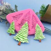 Silicone Christmas Tree Mold for Fondant, Chocolate, Gummy, Soap, Candles