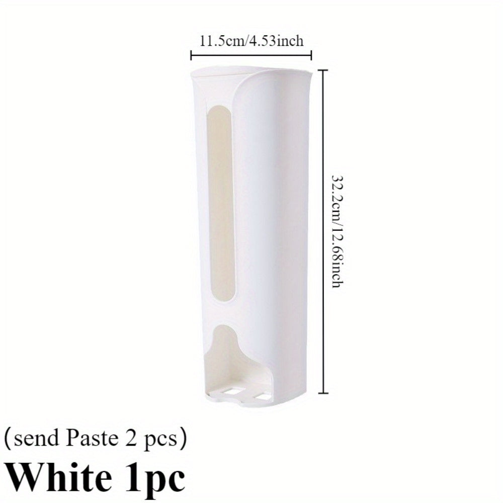 Plastic Garbage Bag Storage Box with Lid Wall-Mounted Organizer for Underwear Socks Kitchen Home