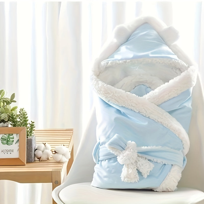 Baby Fleece Blanket for Newborns Soft Warm Velvet Swaddling Blanket
