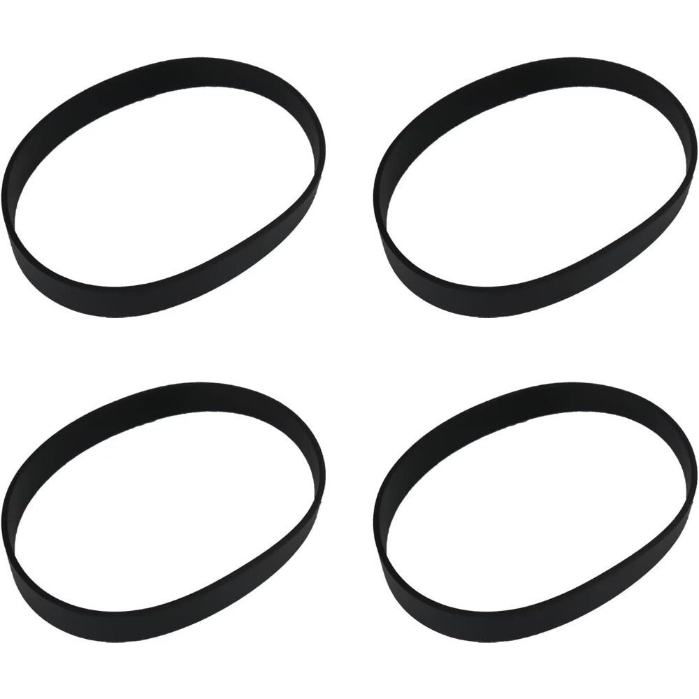 4-Pack Replacement Rubber Belts for Bagless Vacuum Cleaners, Easy to Install