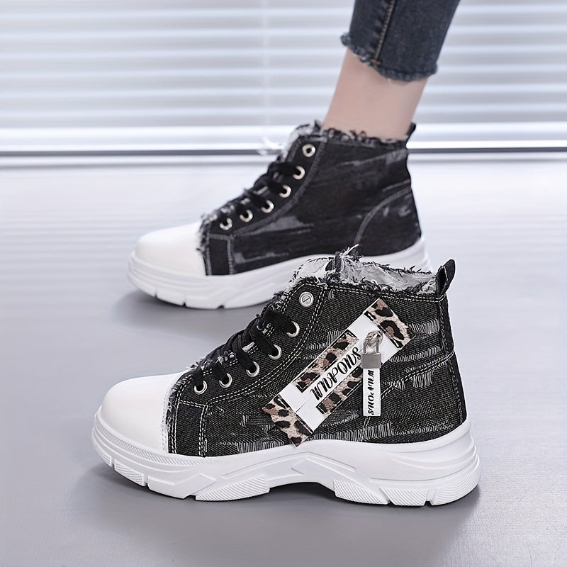 Women's Sneakers Flat Shoes Casual Walking Shoes Black Comfortable