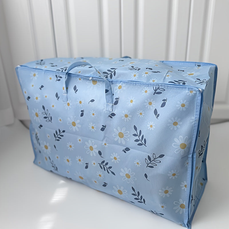 Bolsa de almacenamiento rectangular de tela de gran capacidad, organizador resistente al agua para armario, ropa y mantas