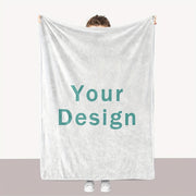 Personalized 280g Flannel Blanket with Photos Soft Cozy All-Season Throw