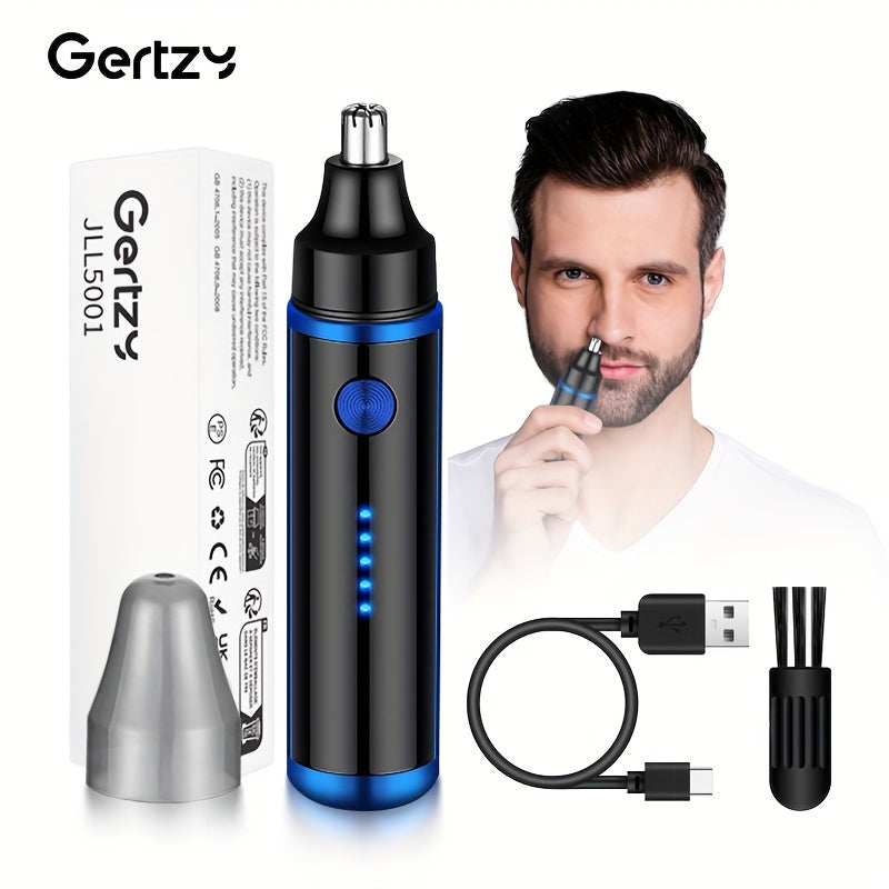 т: Унисекс электробритва для носа и ушей из нержавеющей стали с USB-зарядкой