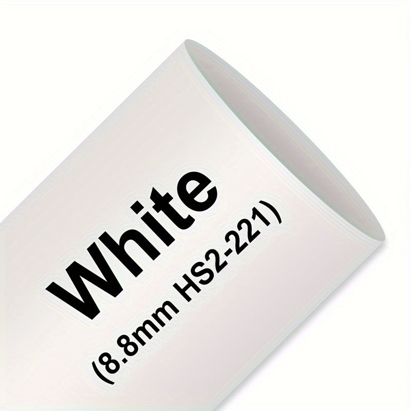 Heat Shrink Tubing Label for Wire Cable Black on Yellow 11.7mm 1.5m