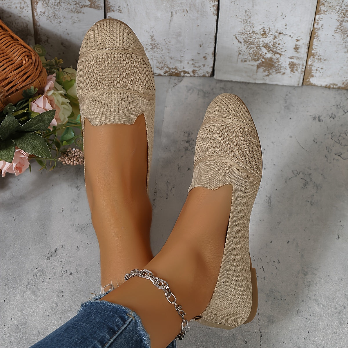Women's Casual Breathable Flat Shoes for Summer Comfort