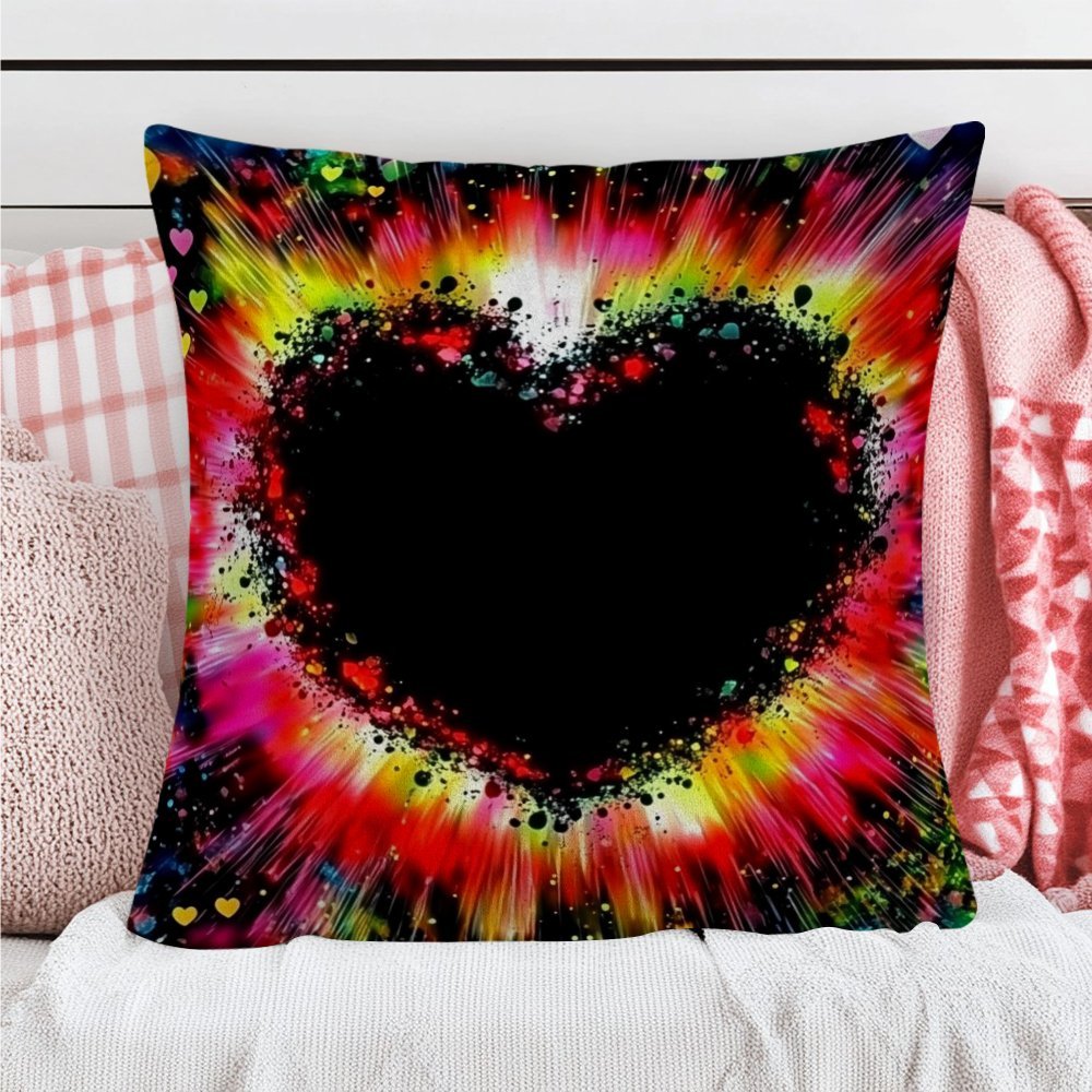 Valentine's Day Heart Square Cushion Cover 45.72cm Home Decor Living Room Bedroom