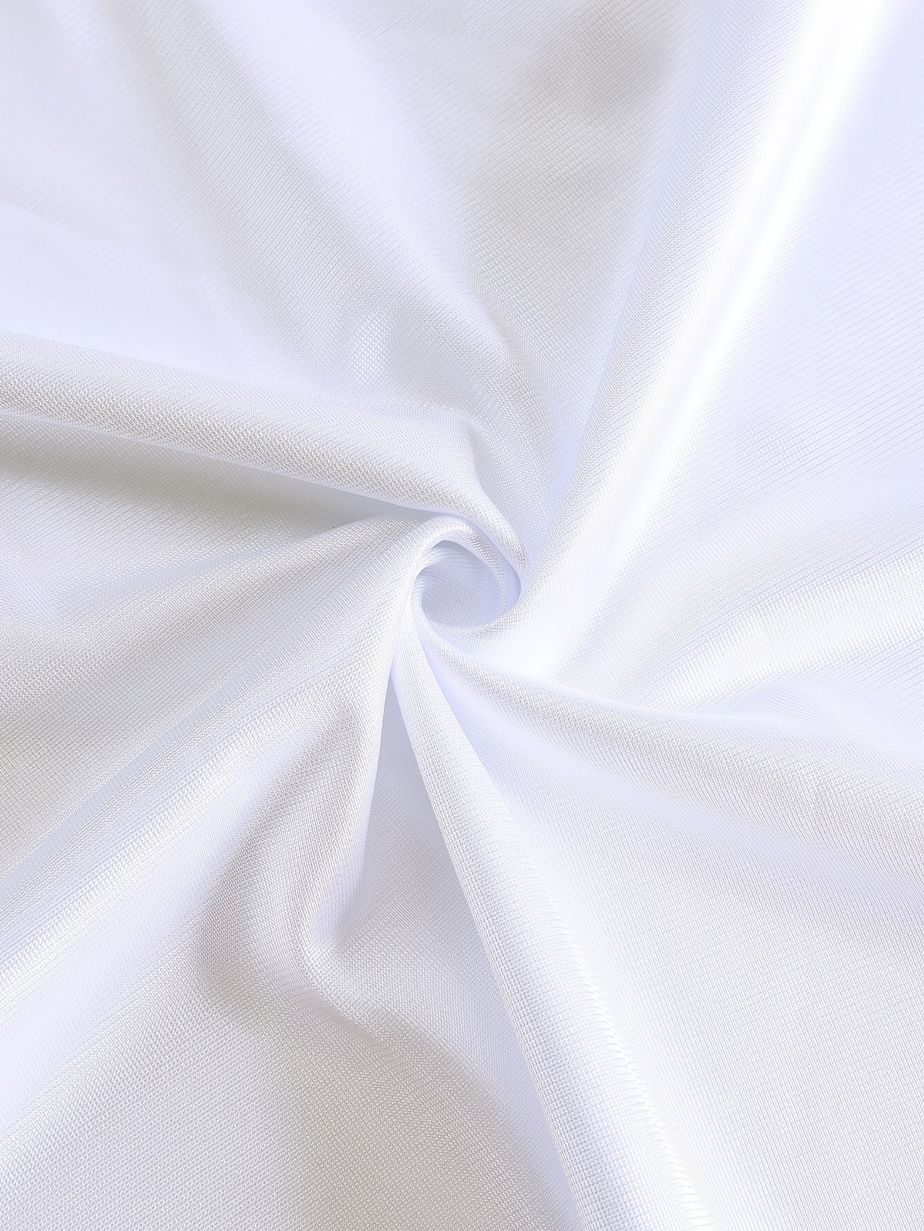 Plus Size Lace Petticoat Skirt Casual Mid-Length Polyester Elastane Solid Color