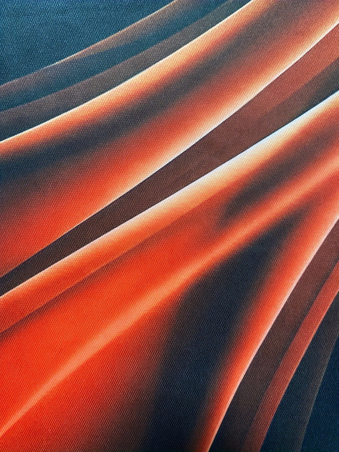 Men's Plus Size Golf T-Shirt with Retro Blue Lines Geometric Design Summer Casual Big and Tall