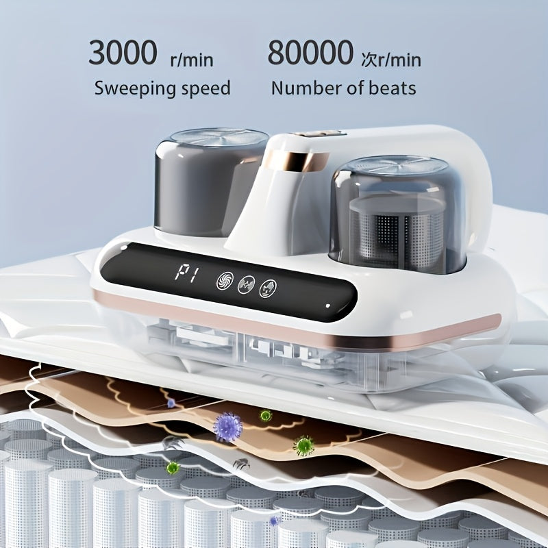 Wireless Handheld Vacuum Cleaner 8KPa Suction 65dB USB Rechargeable Lithium Battery Deep Cleaning