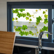 Double-Sided Silk Wall Sticker Reusable Static Cling Window Decor Maple Leaf Vine Contemporary Style