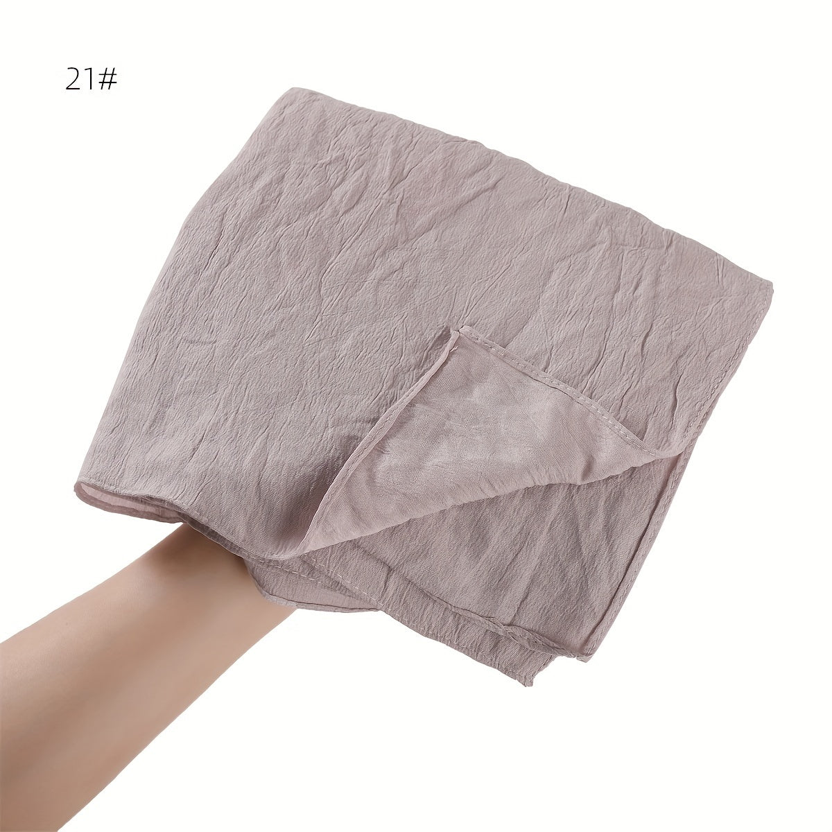 Women's Long Scarf Hijab Breathable Stretchable Solid Color Sun Protection