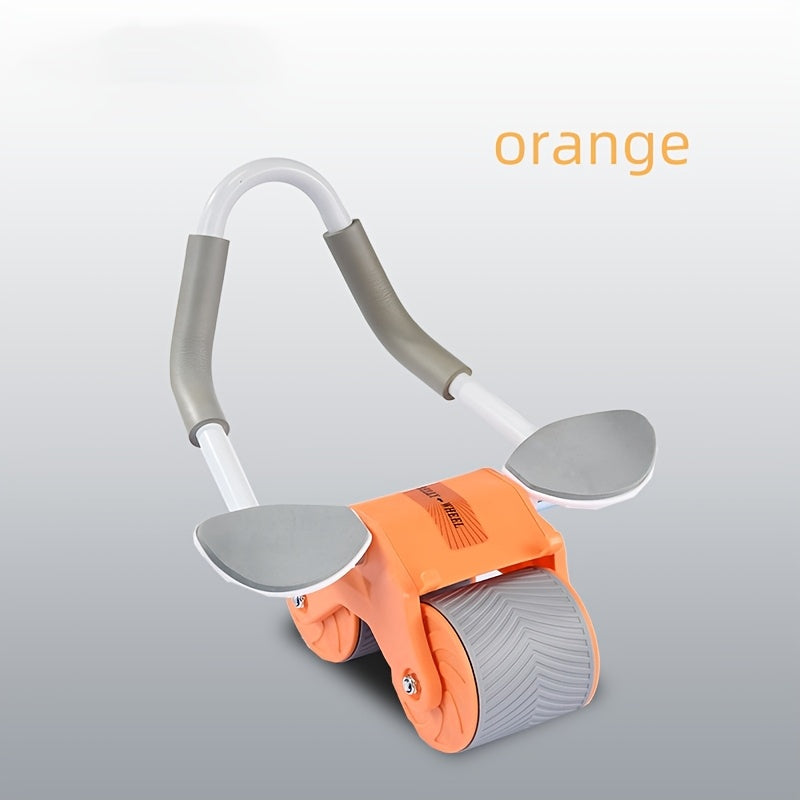 Rodillo de ejercicio para fitness en casa con mangos antideslizantes, soporte para teléfono y centro de gravedad estable