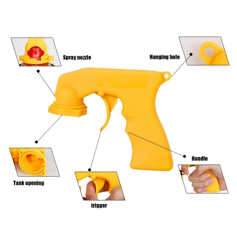 Paint Spray Gun Handle With Full Grip Trigger Lock Car Maintenance