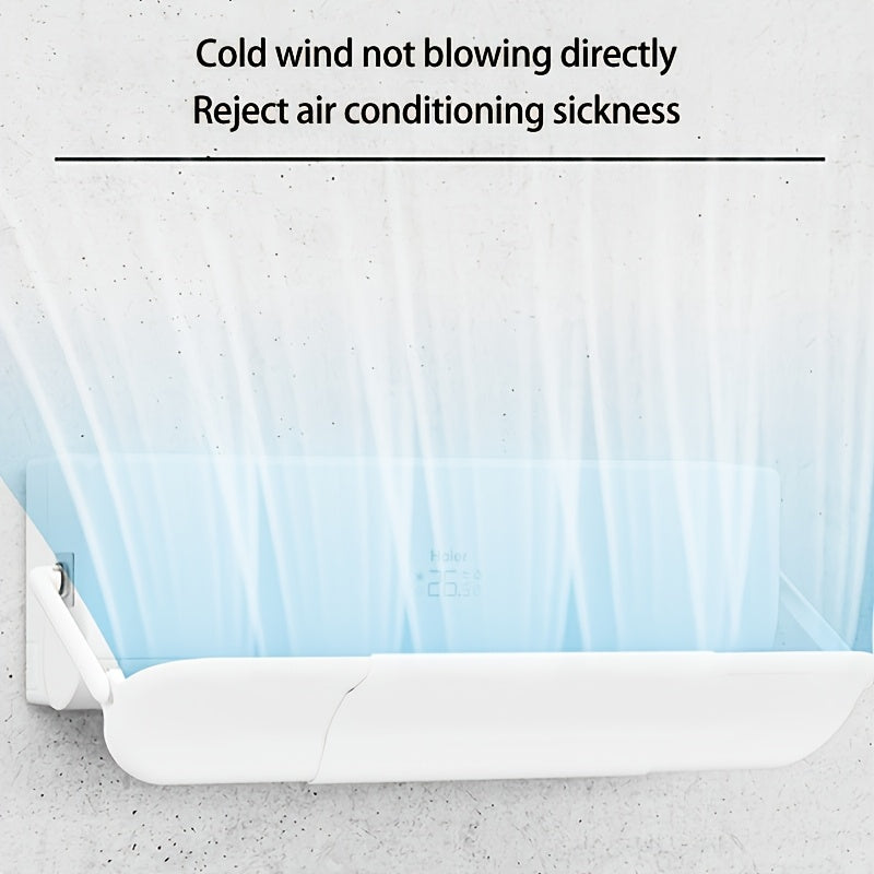 Adjustable Air Conditioner Deflector Wall Mount No Power Universal Ventilation Plate