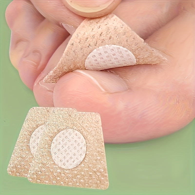 Women Invisible Toe Nail Stickers Set 17 Pairs Breathable Lightweight