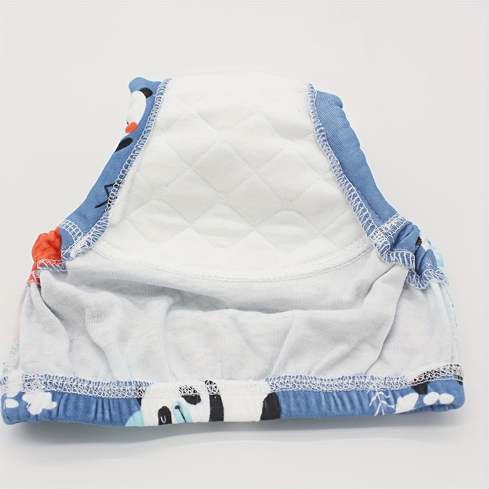 Conjunto de pantalones de entrenamiento de algodón para niños pequeños, ropa interior reutilizable, entrenamiento para el orinal, de 12 a 24 meses