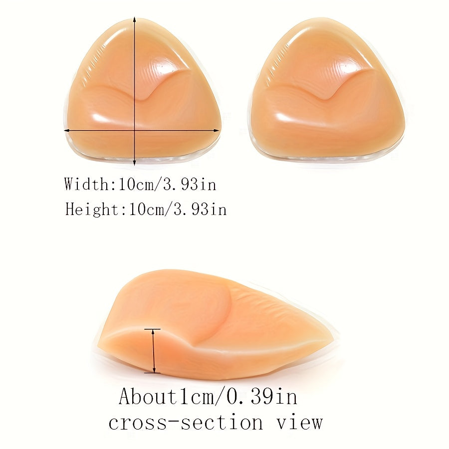 Silicone Bra Insert Pads for Enhancing Chest in Women's Lingerie Pair Set
