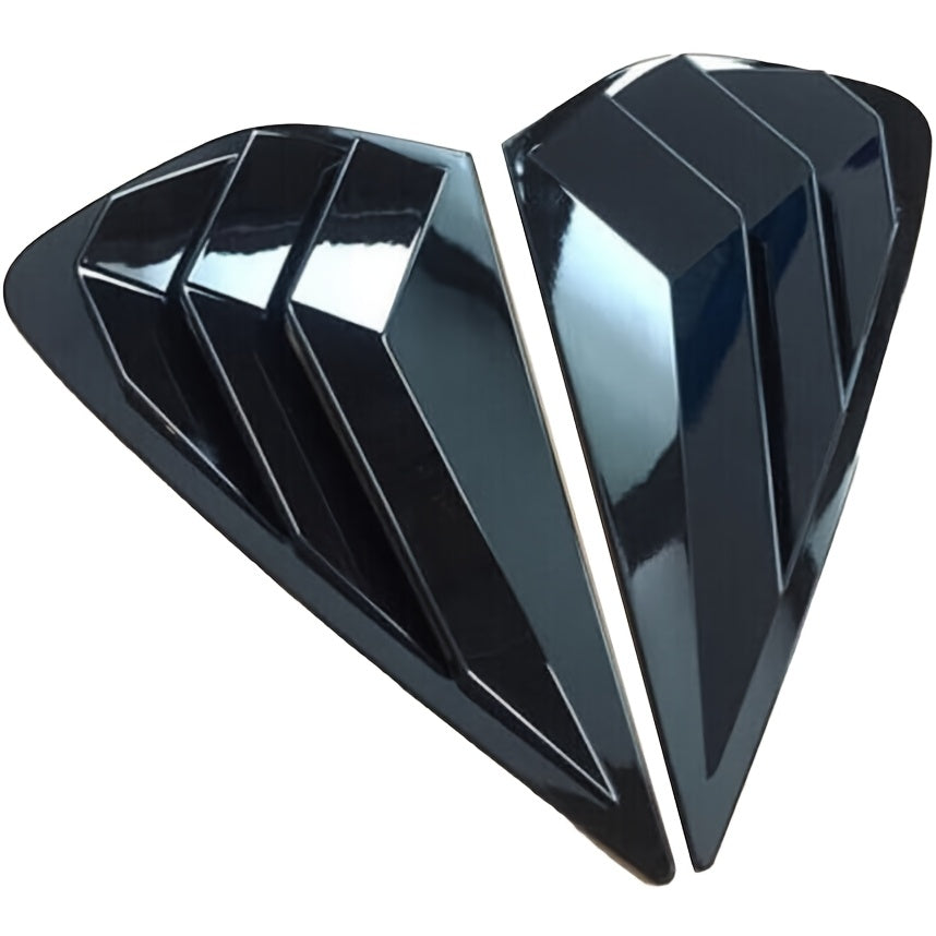 2Pcs Rear Side Window Shutter Sunshade Cover for Car Vent Trim