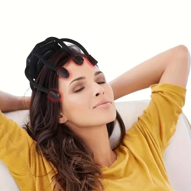 Electric Head Massager with 3 Modes Rechargeable Scalp Relaxation Device