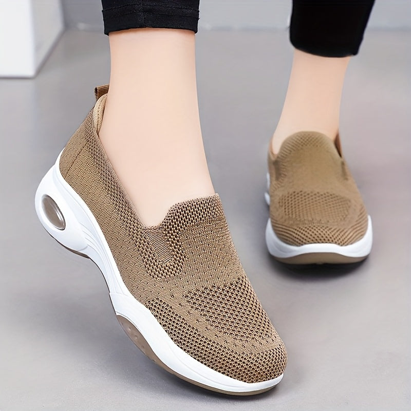 Women's Mesh Sneakers with Air Cushion Support for Casual and Outdoor Use