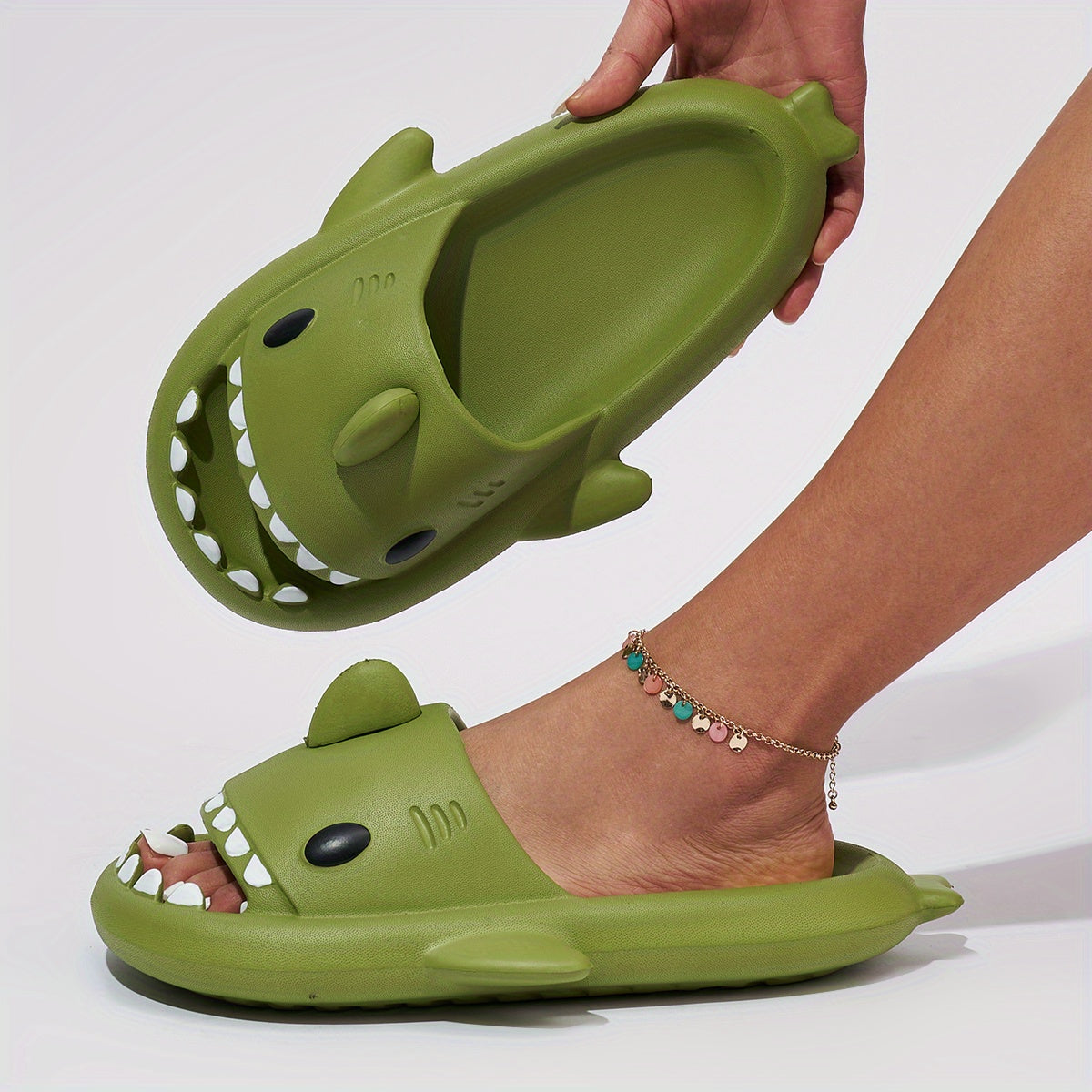 Unisex Casual Thick-Soled Slippers Home Comfort Height-Increasing Slides