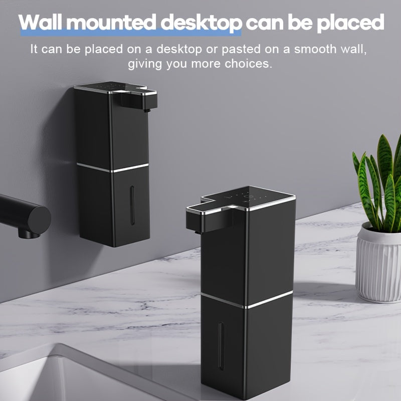 380ml Wall-Mounted Automatic Soap Dispenser with Motion Sensor and USB Rechargeable Battery