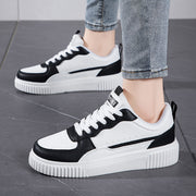 Women's Casual Sneakers Durable EVA Sole Low-Top Lace-Up Running Shoes