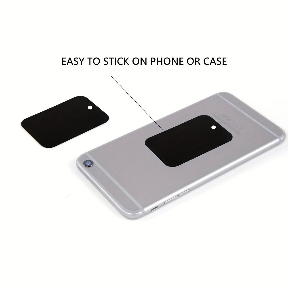 Universal Magnetic Car Phone Mount With Metal Plate and Disk Sticker Holder
