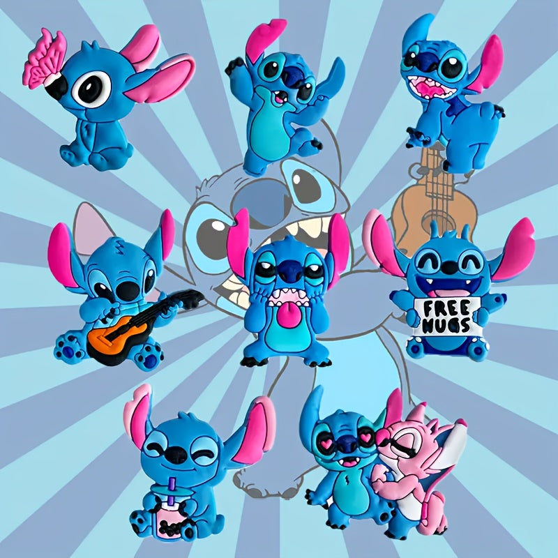 8 Pack Kids Shoe Charms Plastic Removable Decorative Accessories