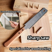 Ручная пила из нержавеющей стали с двухсторонним лезвием для обработки древесины