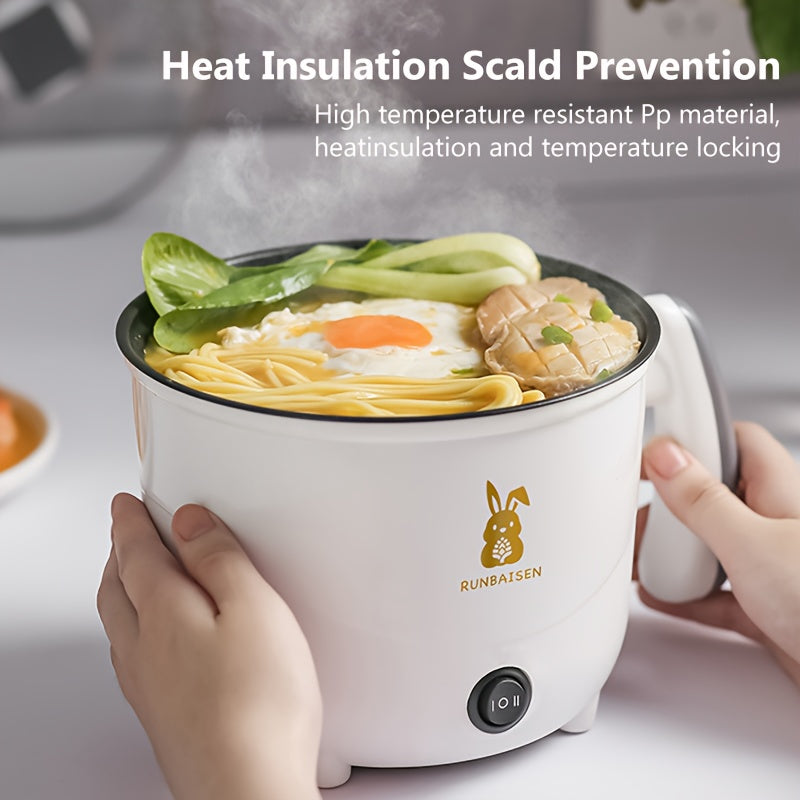 Olla eléctrica de acero inoxidable de gran capacidad con vaporizador para cocinar al vapor, guisar y estofar