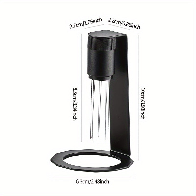 8-Needle Espresso Stirrer WDT Tool Coffee Distribution Magnet Stand