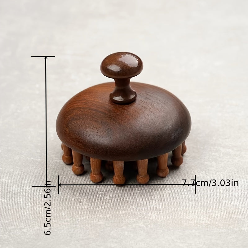 Redwood Skin Massager with Ergonomic Handle for Full Body Relaxation and Fatigue Relief