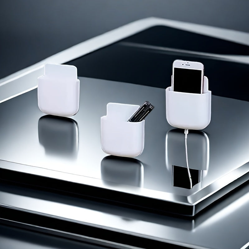 Wall-Mounted Phone Charging Dock and Storage Box Space-Saving Organizer