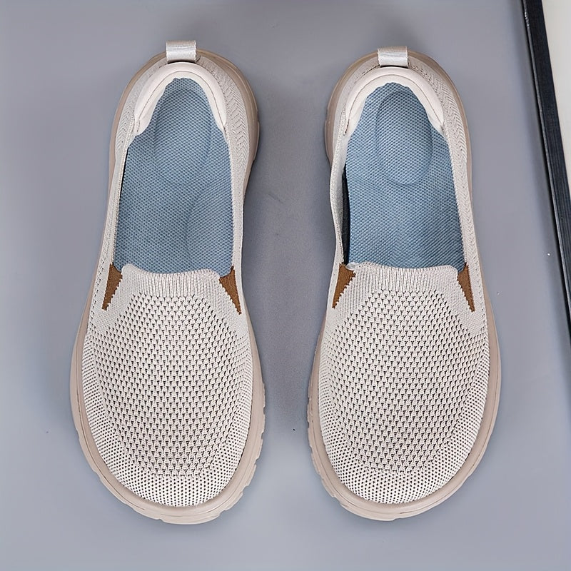 Women's Slip-On Sneakers Casual Walking Shoes Laceless Soft Sole