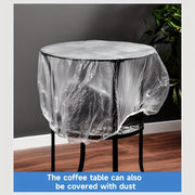 Прозрачный одноразовый защитный чехол, подходящий для вентиляторов, микроволновых печей и различных бытовых приборов.