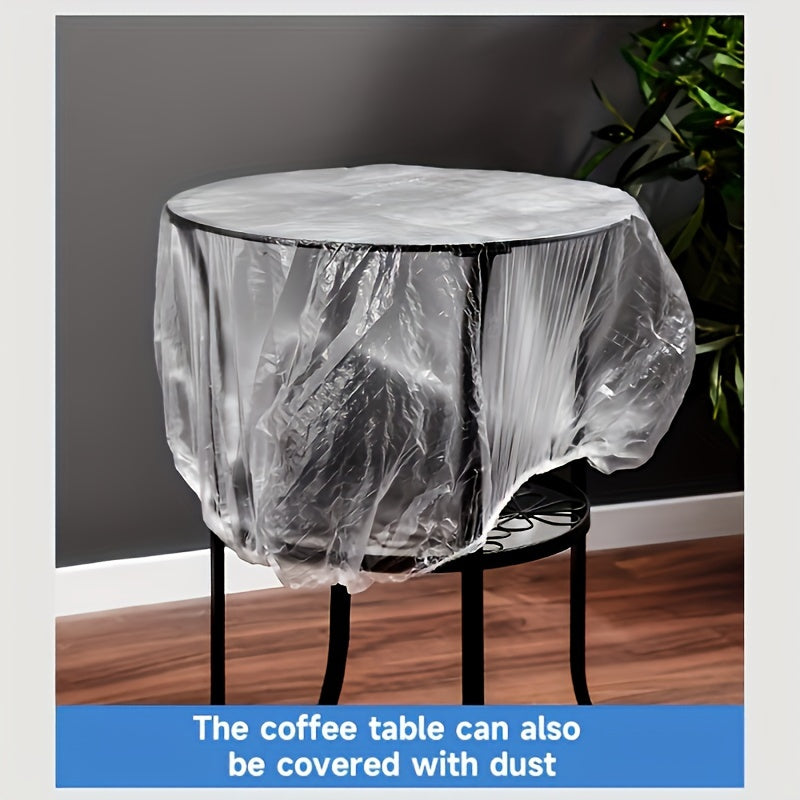 Прозрачный одноразовый защитный чехол, подходящий для вентиляторов, микроволновых печей и различных бытовых приборов.