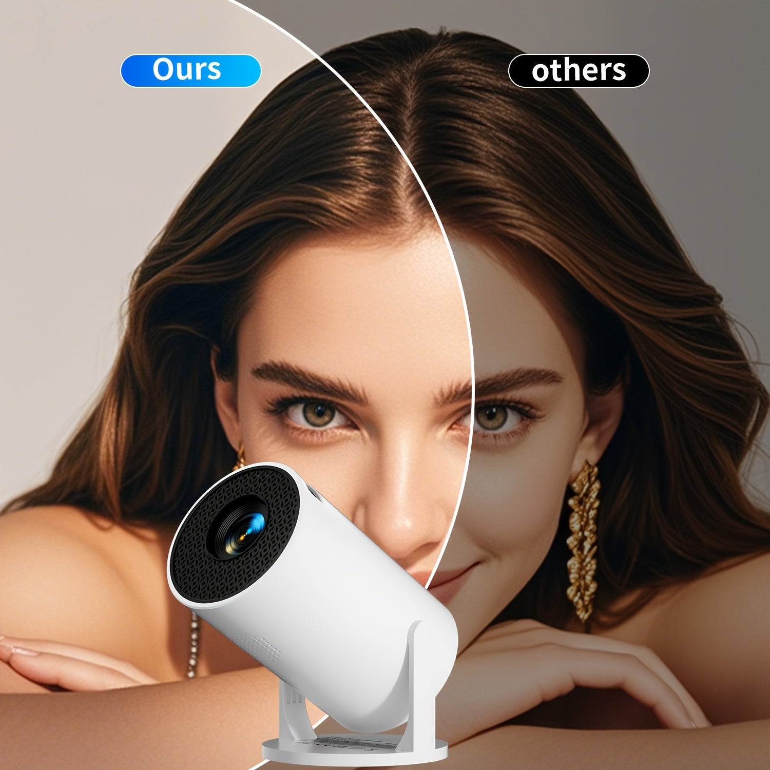 Mini Portable Smart Projector for Mobile Phones and TV Sticks