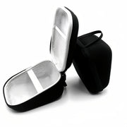 Qora polyester portativ qon bosimi monitorining qutisi, manjet saqlash bilan