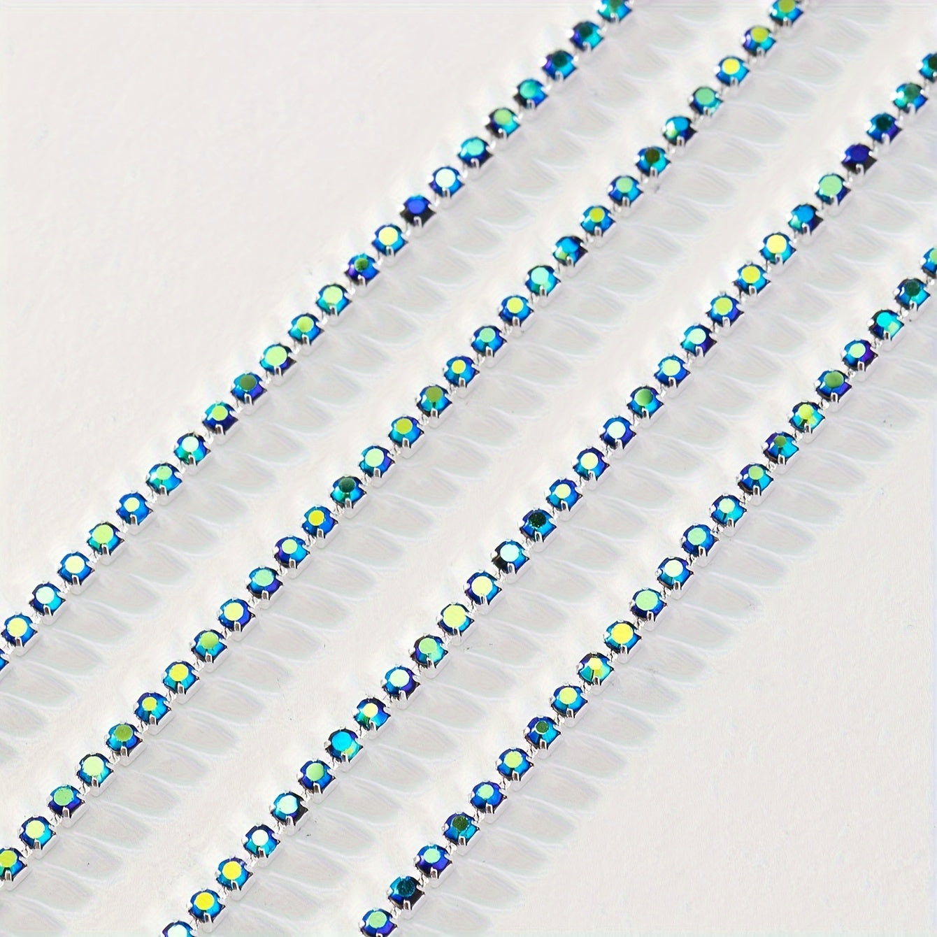 Рулон цепочки из страз длиной 450 см для ногтевого искусства, обуви, одежды, изготовления украшений