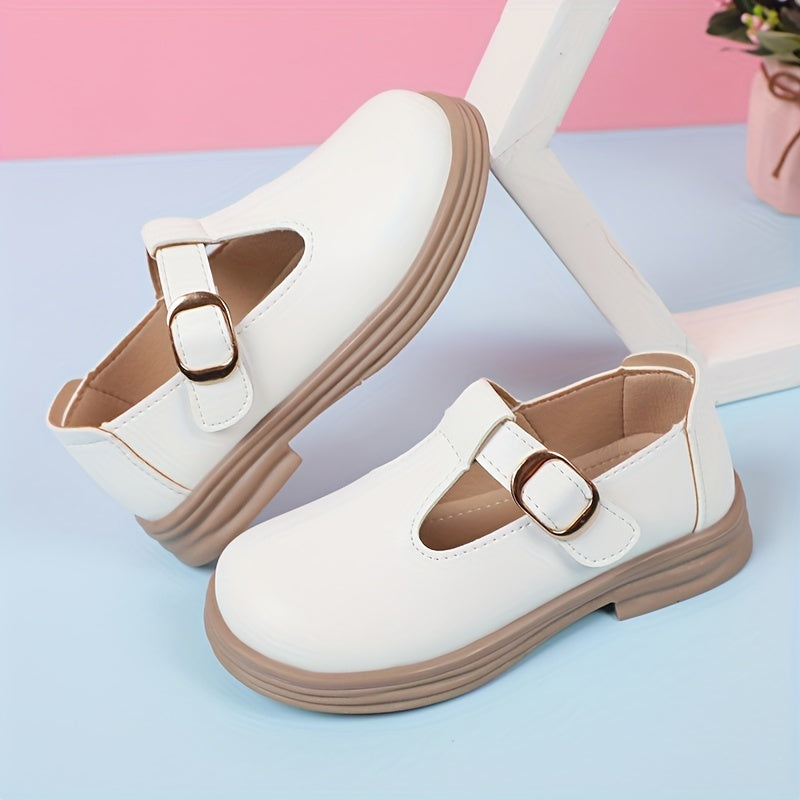 Girls Mary Jane Shoes with Non-Slip Sole for Indoor and Outdoor Wear in Spring and Autumn