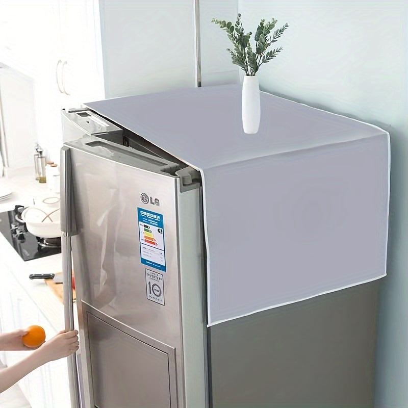 Funda para nevera de tela Oxford impermeable, a prueba de aceite, polvo y agua, para puertas simples o dobles