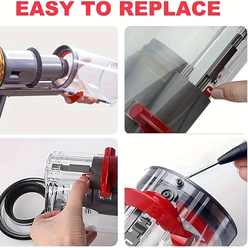 V11/V15/SV14/SV15/SV22 Changyutgich uchun HEPA filtr va tozalash cho'tkasi bilan chang qutisi almashtirish - #970050-01, #965443-01 qismlari bilan mos keladi, binafsha to'r filtr va yashil tozalashni o'z ichiga oladi