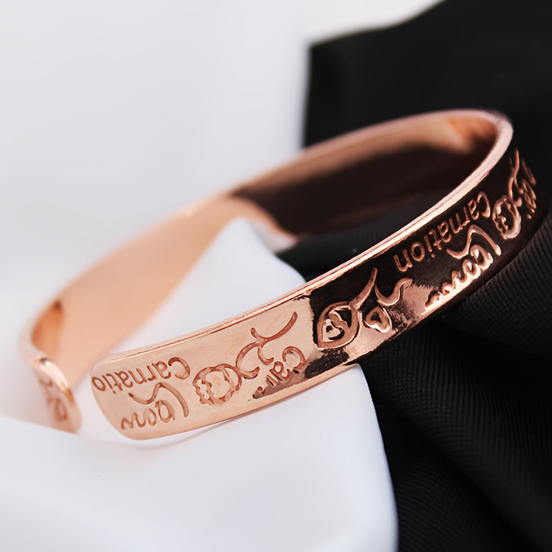 Purple Bronze Women's Bracelet for Everyday Wear or Gifts